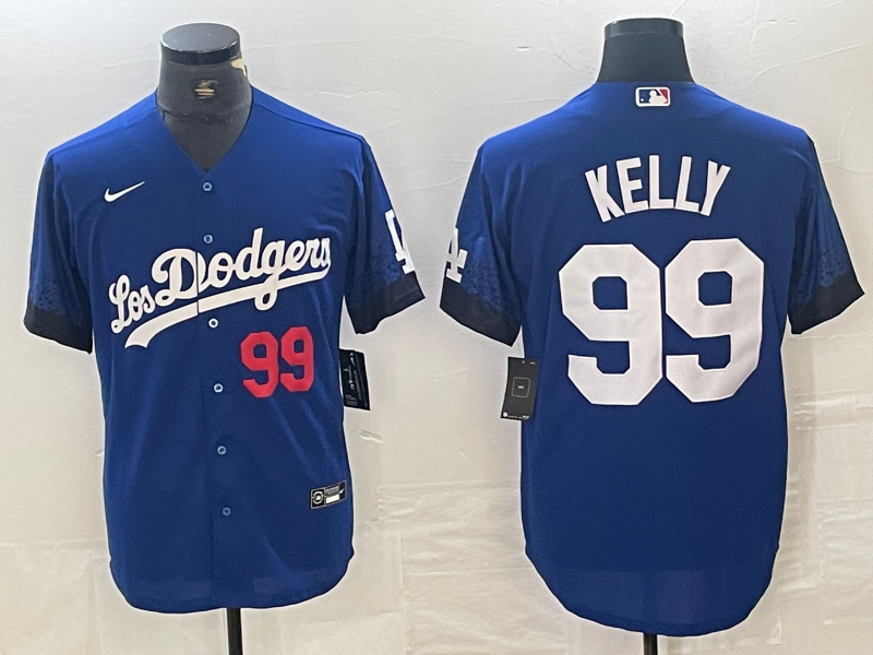 Men's Los Angeles Dodgers Joe Kelly #99 Blue Jersey